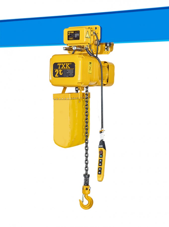 2ton Electric Chain Hoist in Bridge Cranes with Plain Trolley Image1