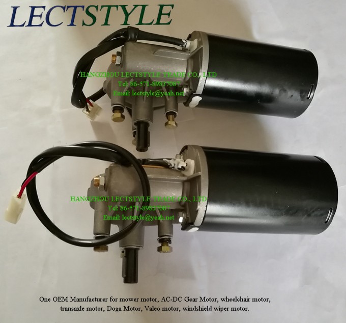 12V 120W 30-45rpm DC Elecitrical Windshield Wiper Gear Motor on Motorized Vr Chair with Plain Key Sh Image1