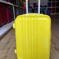 100% New ABS PC Plain Travel Trolley Luggage