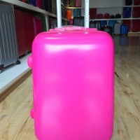 100% New ABS PC Plain Travel Trolley Luggage Suitcase
