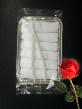 Wet Towels for Airline 6 or 8 Pieces in an Airline Trolley Tray Wet Towel OEM Image1