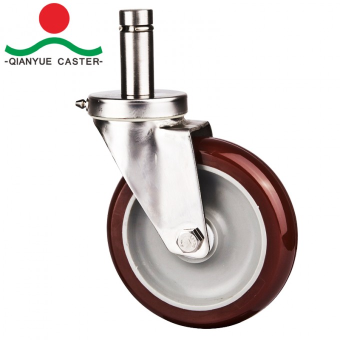 Stem Trolley Medium Duty Caster, 100mmstainless Steel Caster Image1