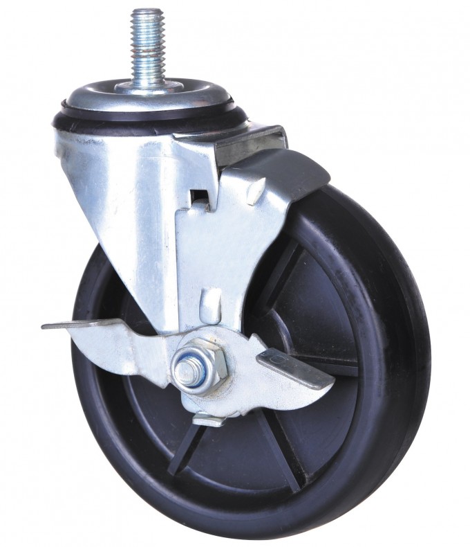 China Black PP Wheel Caster Cheap Industrial Caster Image1