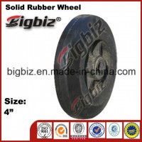 High Performance 4 Inch Natural Rubber Wheels for Trolley