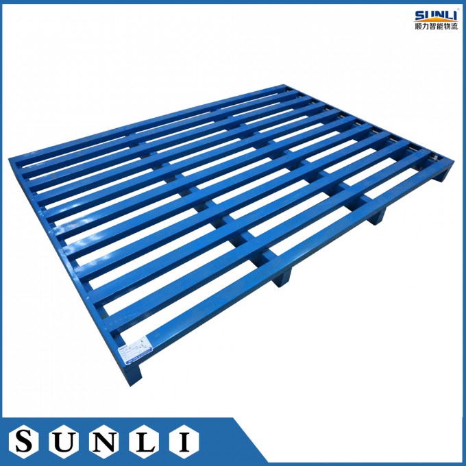 1t 2 Way Entry Single Face Storage Steel Pallet Image1
