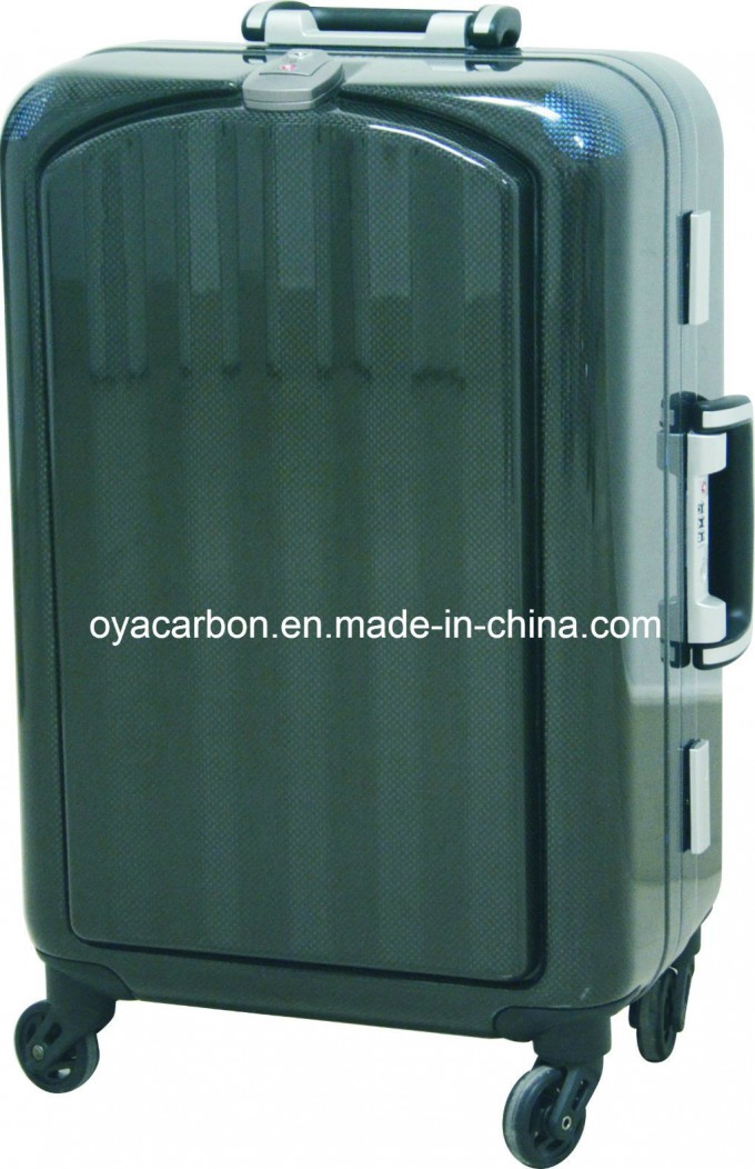 Carbon Fiber Customized Suitcase (with Side Pack) Image1