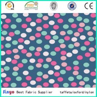 100% Polyester PU PVC Coated Printed Textile Fabric for Trolley Case