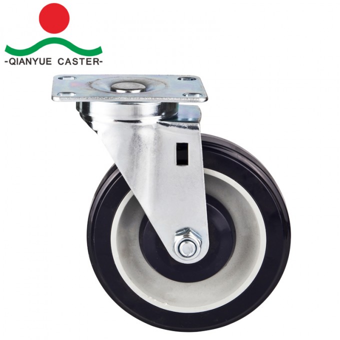 75mm Medium Duty PU / PVC Caster Image1