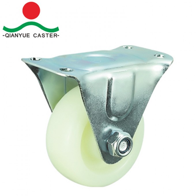 White PP Material Furinture Caster with Rigid Image1