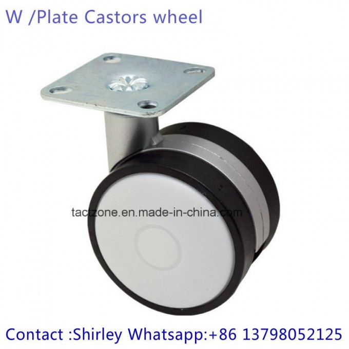 China High Quality Top Plate Hot Furniture Hardware Leveling Caster Wheels Image1