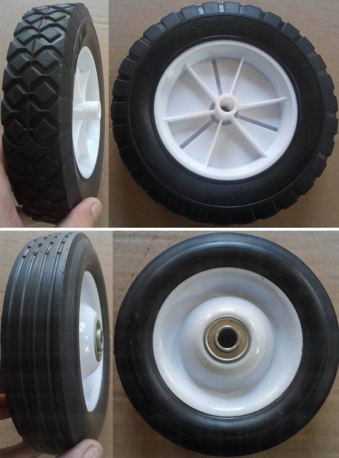 8 Inch Us Market Solid Rubber Wheel Image1