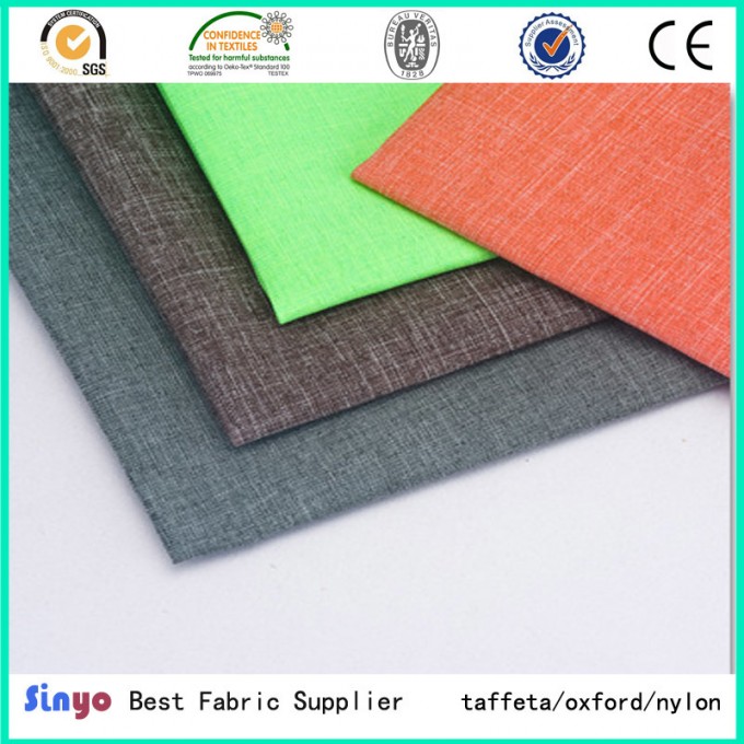 Top Selling 300d Two Tone Cationic Oxford Fabrics for Trolley Bags and School Kids Backpacks Image1