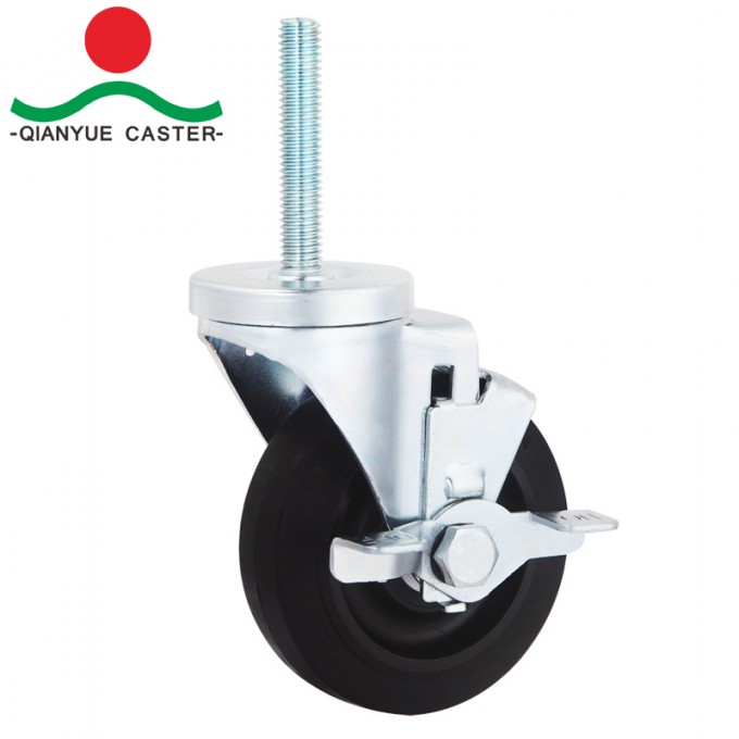 Side Brake Medium Duty Trolley Caster, 125mm Image1