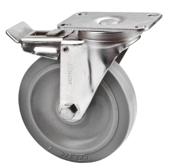 Stem Medium Duty Trolley Caster, Stainless Steel Caster Image1
