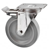 Stem Medium Duty Trolley Caster, Stainless Steel Caster