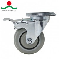 Swivel with Total Brake PVC Medium Duty Caster