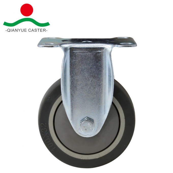 Rigid TPR Medium Duty Caster Image1