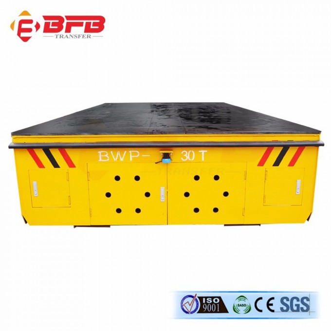 Heavy Industry Apply Motorized Trackless Handling Trolley for Transfer Cart Image1
