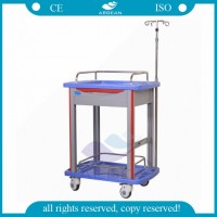 AG-Lpt006b Luxurious Medical Cart ABS Hospital Clinical Trolley