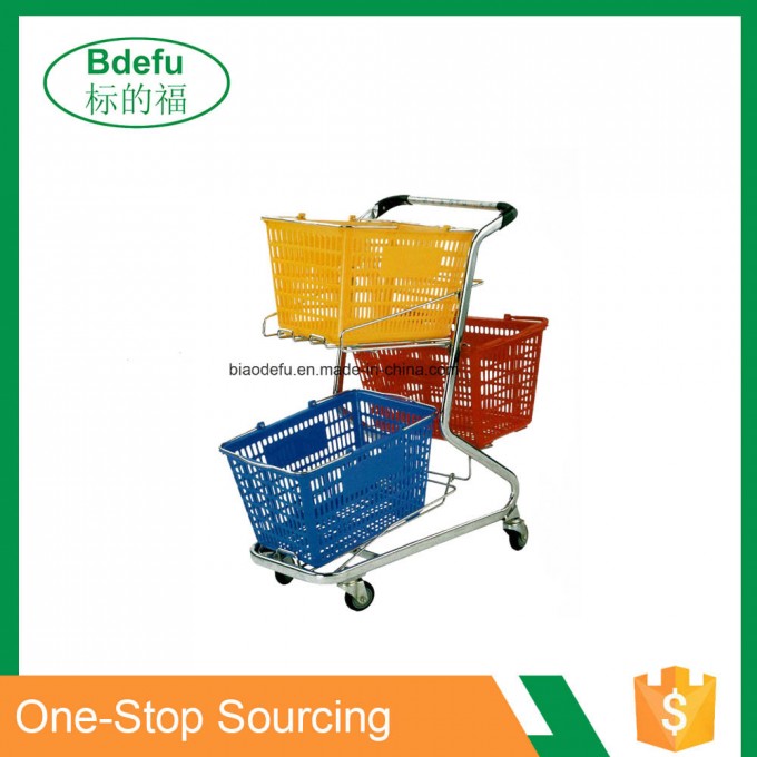 Factory Supply Cheap Metal Shopping Cart Shopping Trolleys Image1