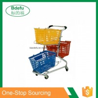 Factory Supply Cheap Metal Shopping Cart Shopping Trolleys