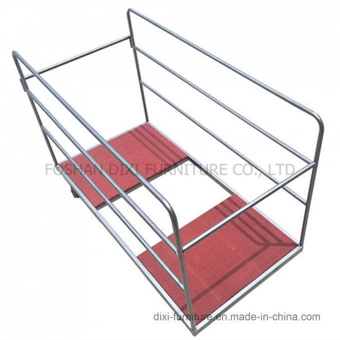 Hotel Banquet Facility Round Table Trolley Cart Image1