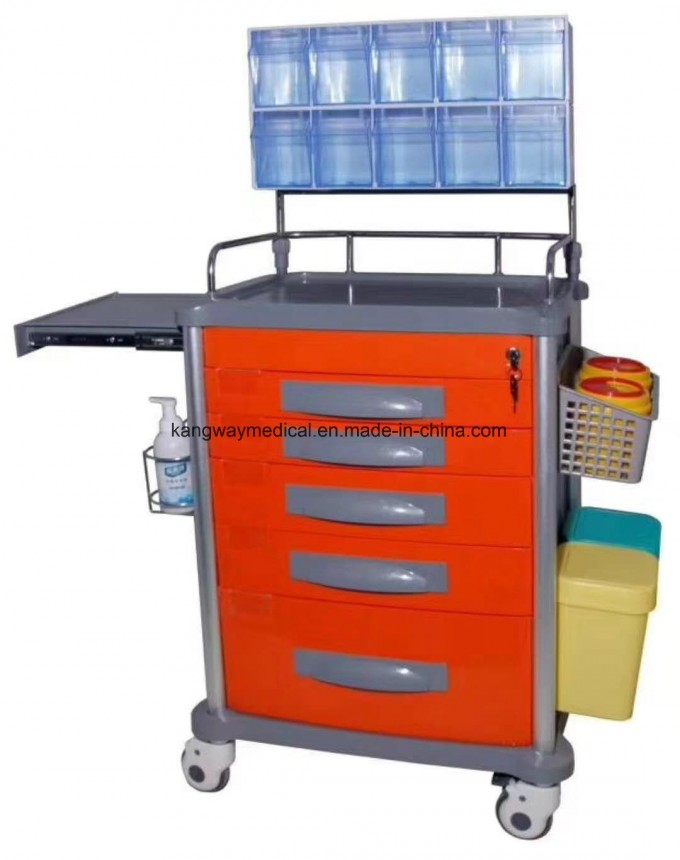 ABS Infusion Trolley Carts Hospital Furniture Image1