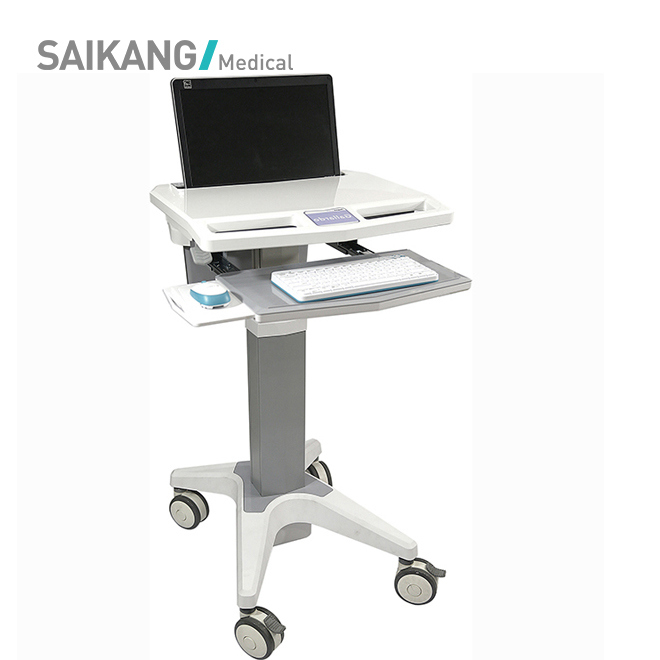 BV Certification Beautiful Medical Metal Computer Cart Trolley Image1