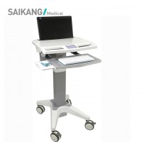 BV Certification Beautiful Medical Metal Computer Cart Trolley