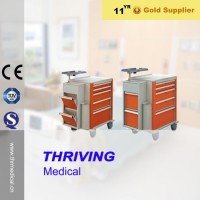 Thr-500p Hospital Emergency Cart Trolley