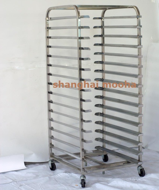 Bakery Baguette Bread Baking Rack Oven Cart Trolley Image1