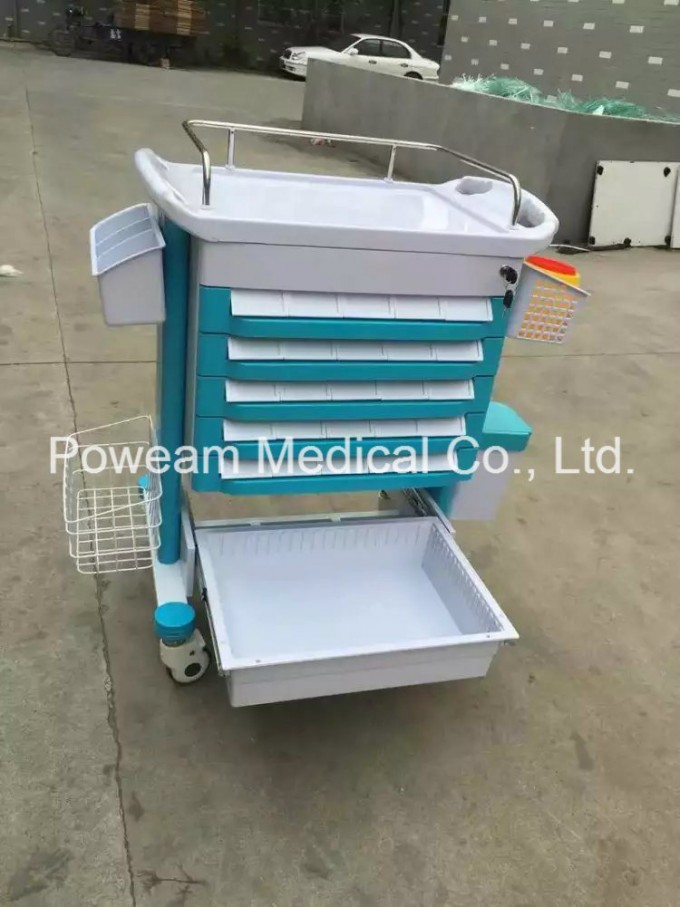 Hospital Medical ABS Treatment Cart Treatment Trolley Image1