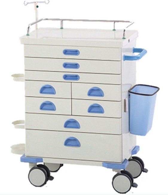 Hf-1 Cart Type Mobile New Arrival Anesthesia Trolley with Cheap Price, Anaesthesia Trolley Image1