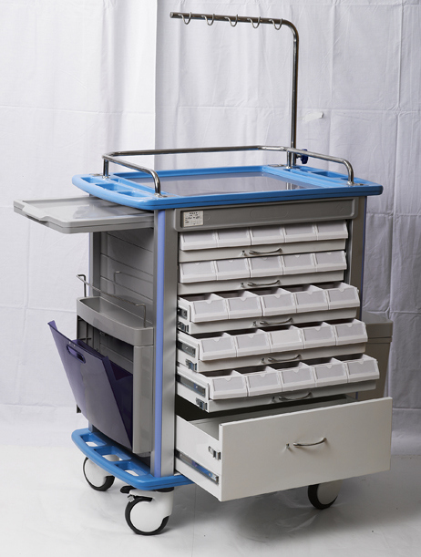 ABS Medicine Cart Hospital Trolley Image1