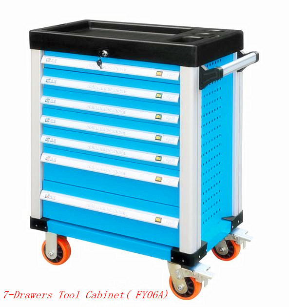 7 Drawers Professional Trolley Tool Cart (FY06A) Image1