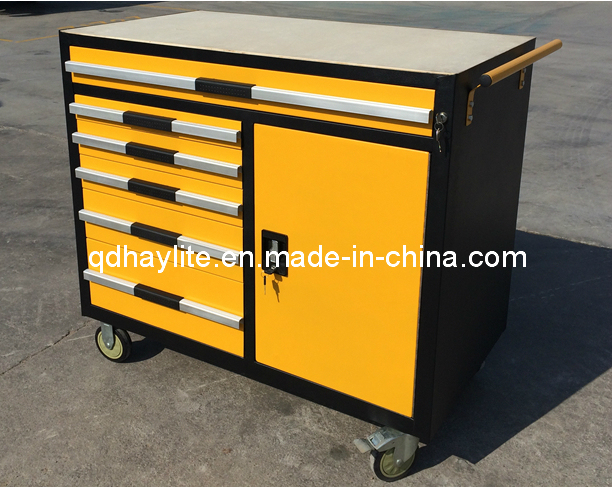 Mobile Metal Roller Drawer Storage Cabinet Boxes Trolley Cart Image1
