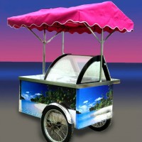 Gelato Trolley/Ice Cream Carts Freezers (CE)
