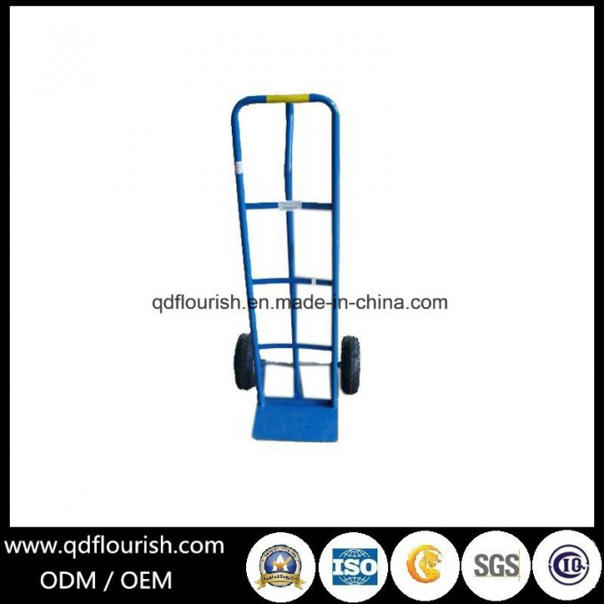 Hand Trolley Ht1807 Rubber Wheel Tool Cart Wheelbarrow Image1
