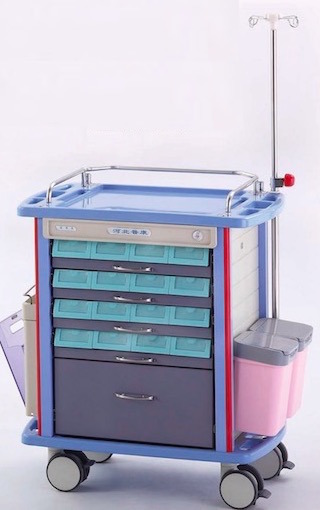 Hospital Furniture Medicine Trolley/Cart with CE Image1