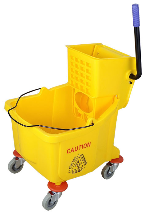 Hotel 36L Single Bucket Cleaning Cart Trolley Image1