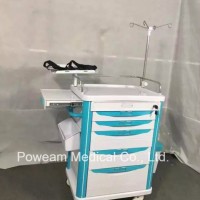 Hospital Medical ABS Emergency Cart Trolley