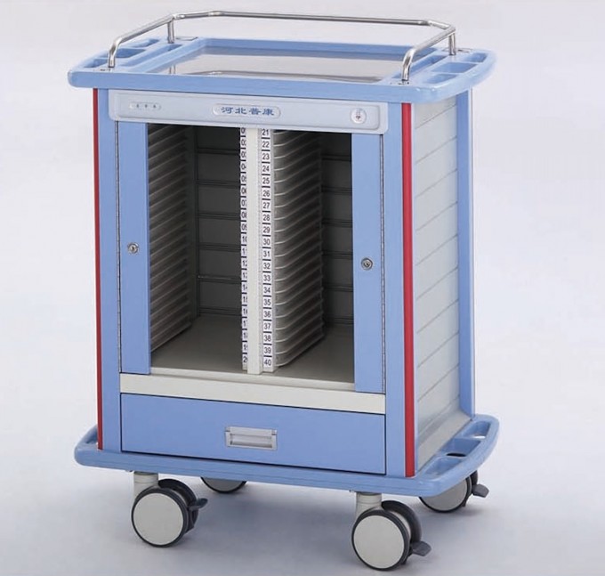 Luxury Medical Record Cart/Trolley with Ce ISO FDA Image1
