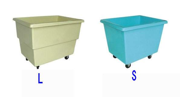 Big Glass Reinforced Plastics Laundry Cart Trolley (KL-018) Image1