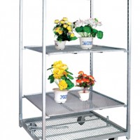 A50 Australian Market Hoticultural Center Flower Plant Display Cart, Flower and Plant Nursery Trolle