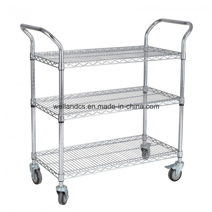 NSF Anti-Static ESD Rolling Industrial Metal Utility Cart Trolley (CJ-A1195) Image1