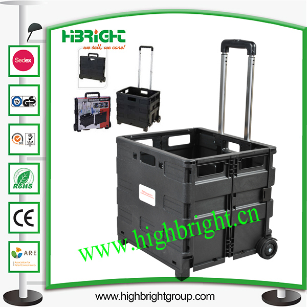 Folding Boot Pack N Roll Cart Shopping Trolley Image1