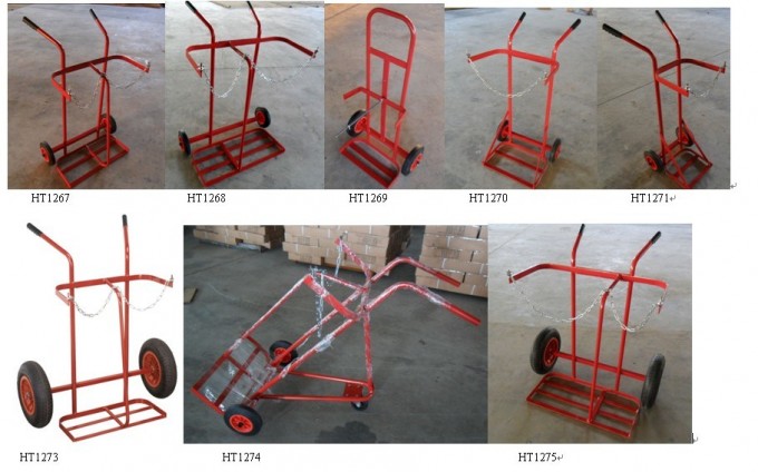 Mini Cylinder Trolley / Oxygen Cart Ht 1271s-Yt /Oxygen Trolley / Cylinder Trolley for Oxygen /Acety Image1