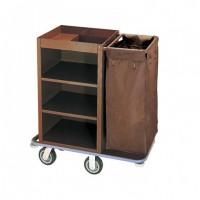 Metal Construction Hotel Housekeeping Maid Cart Trolley