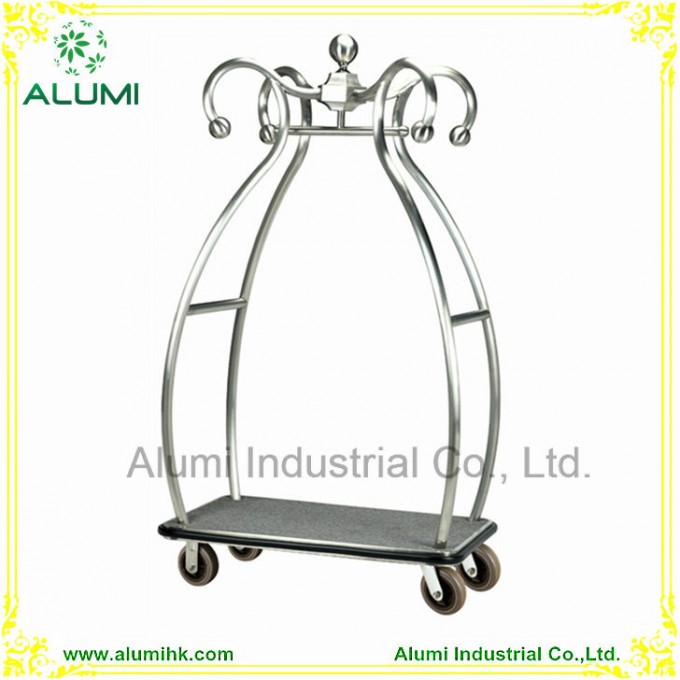 Hotel Luggage Trolley Cart Bell Man Trolley Image1