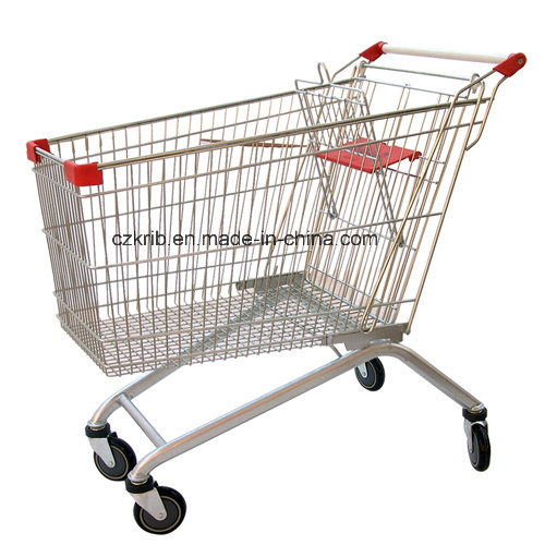 European Style Supermarket Shopping Trolley Image1